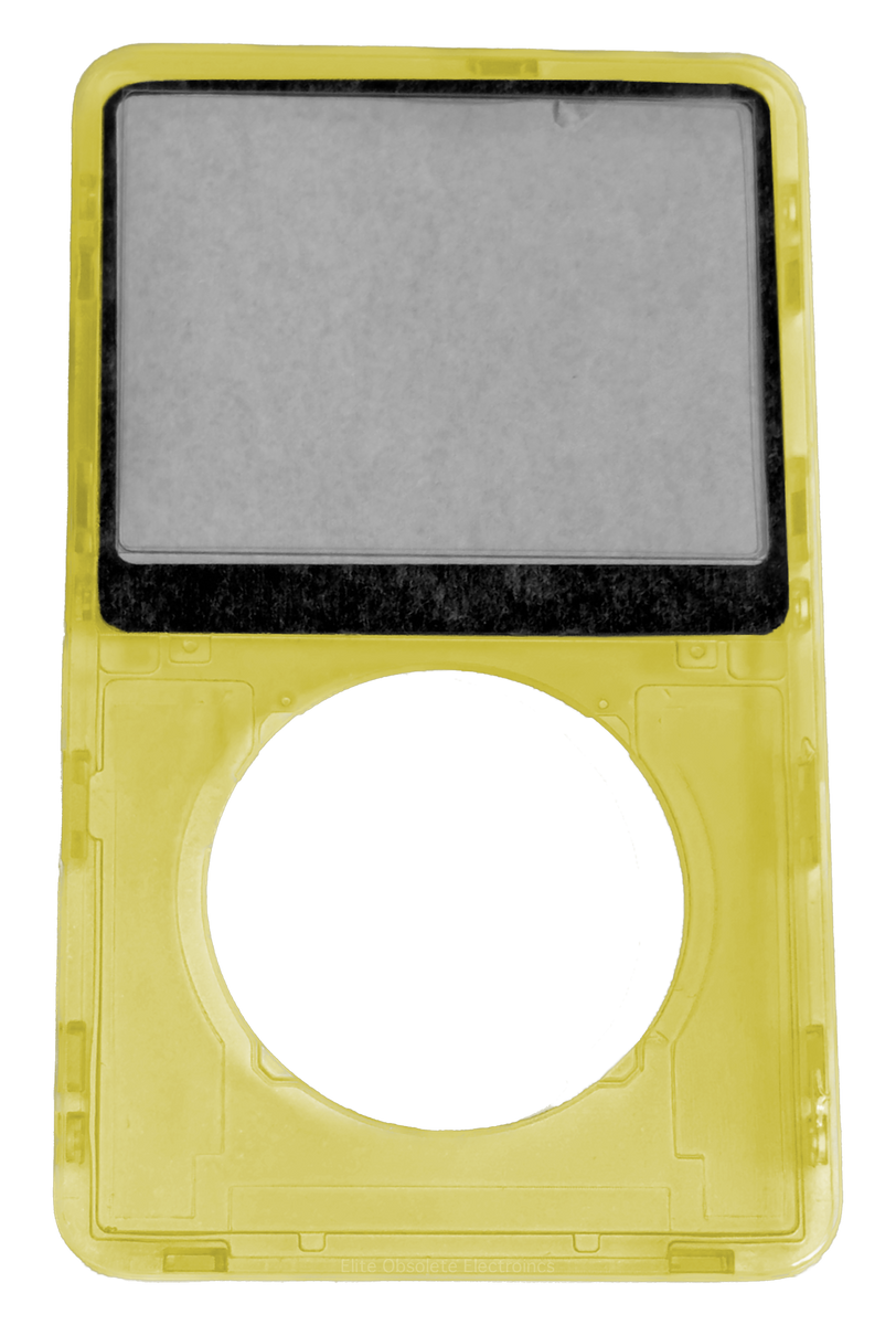 Atomic Yellow Beam Transparent Clear Faceplate For Apple iPod