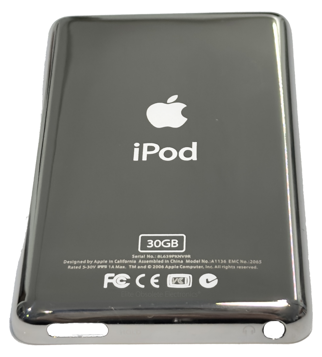 Special Edition Upside Down 30GB Silver Chrome Thin Backplate for Special Edition Upside Down 30GB Silver Chrome Thin Backplate for