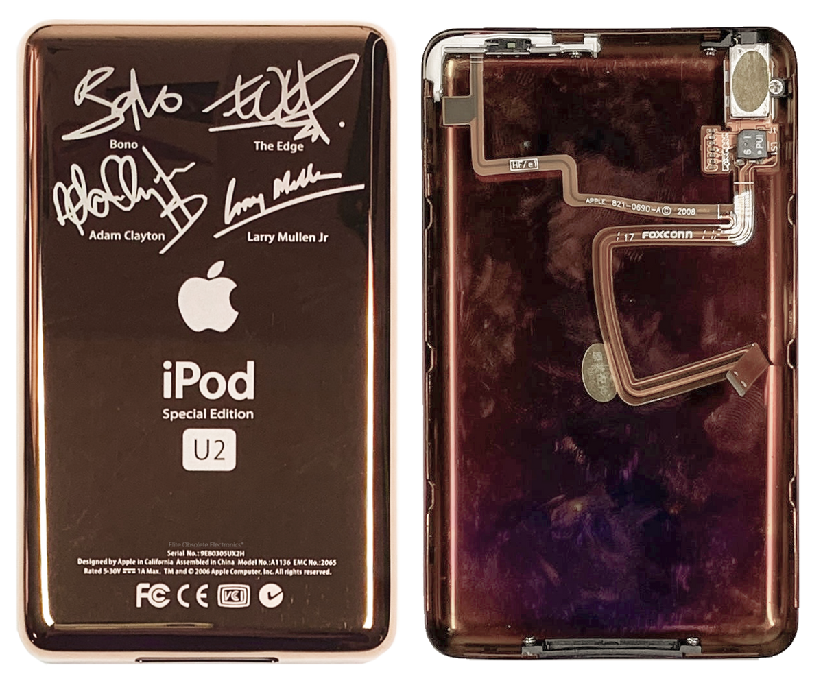 Thick Rose Gold U2 Special Edition Backplate for Apple iPod Video