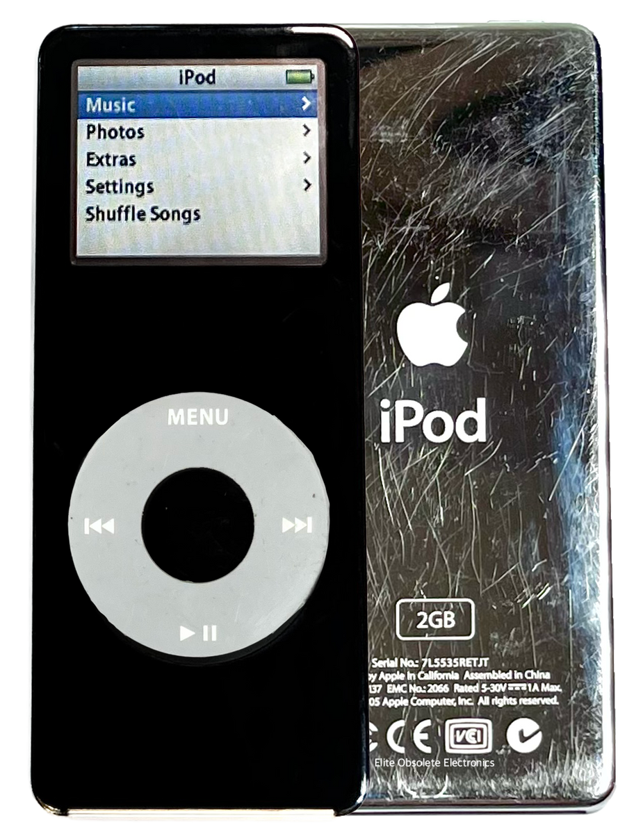 Refurbished Apple iPod Nano 1st Generation Black & Gray 1GB 2GB