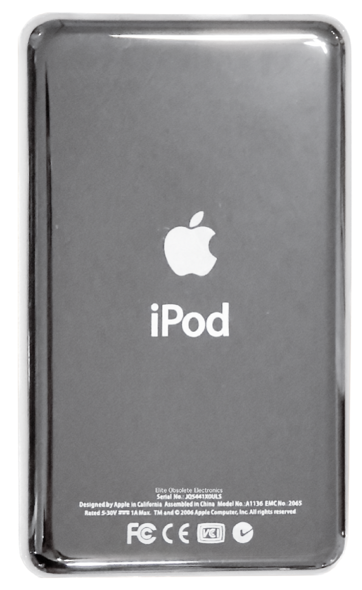 New Thin Universal Silver Backplate for Apple iPod Video 5th 5.5