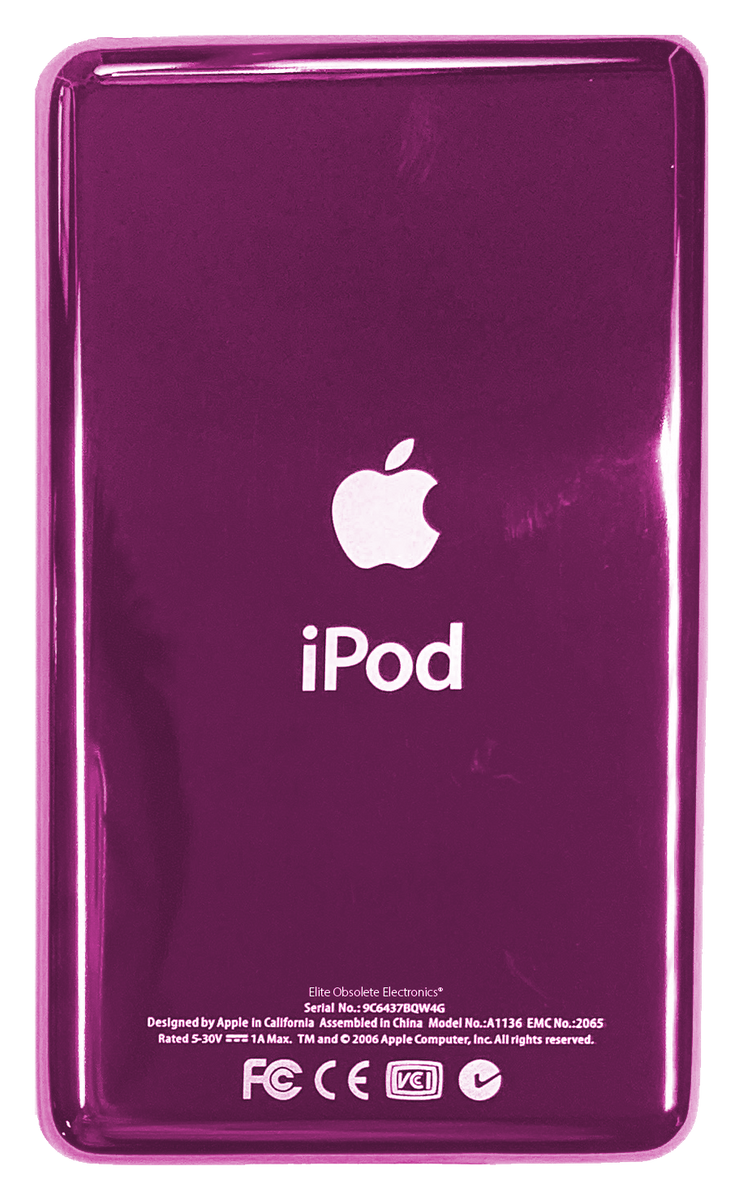 Thick Hyper Pink Universal Backplate for Apple iPod Video 5th 5.5