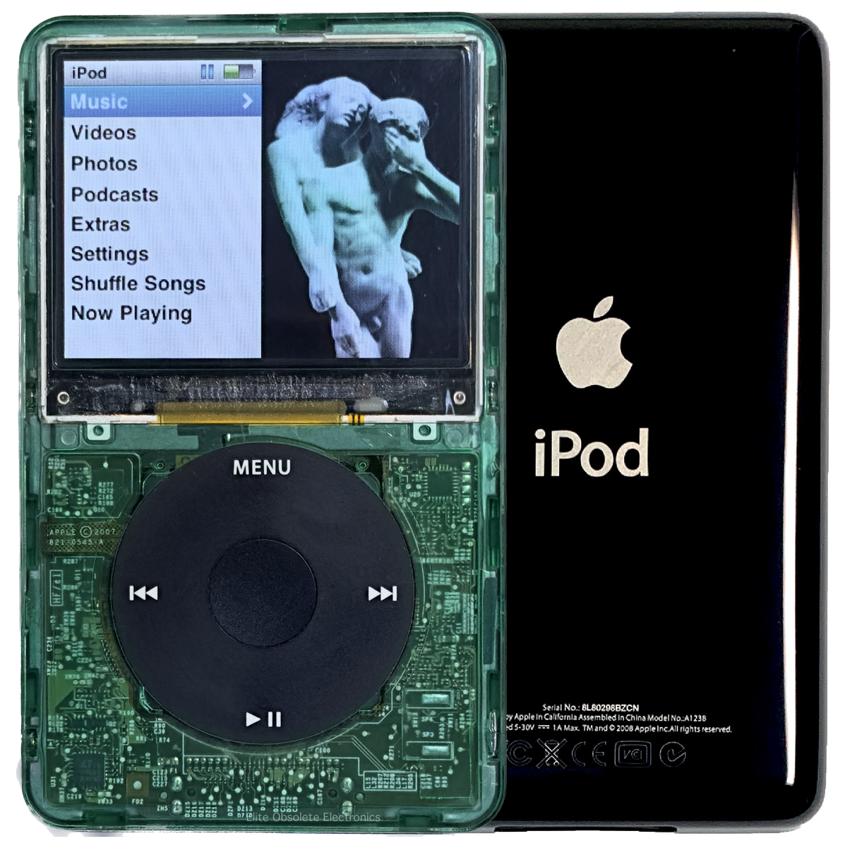 New Apple iPod Classic 6th & 7th Generation Atomic Clover Green / Blac