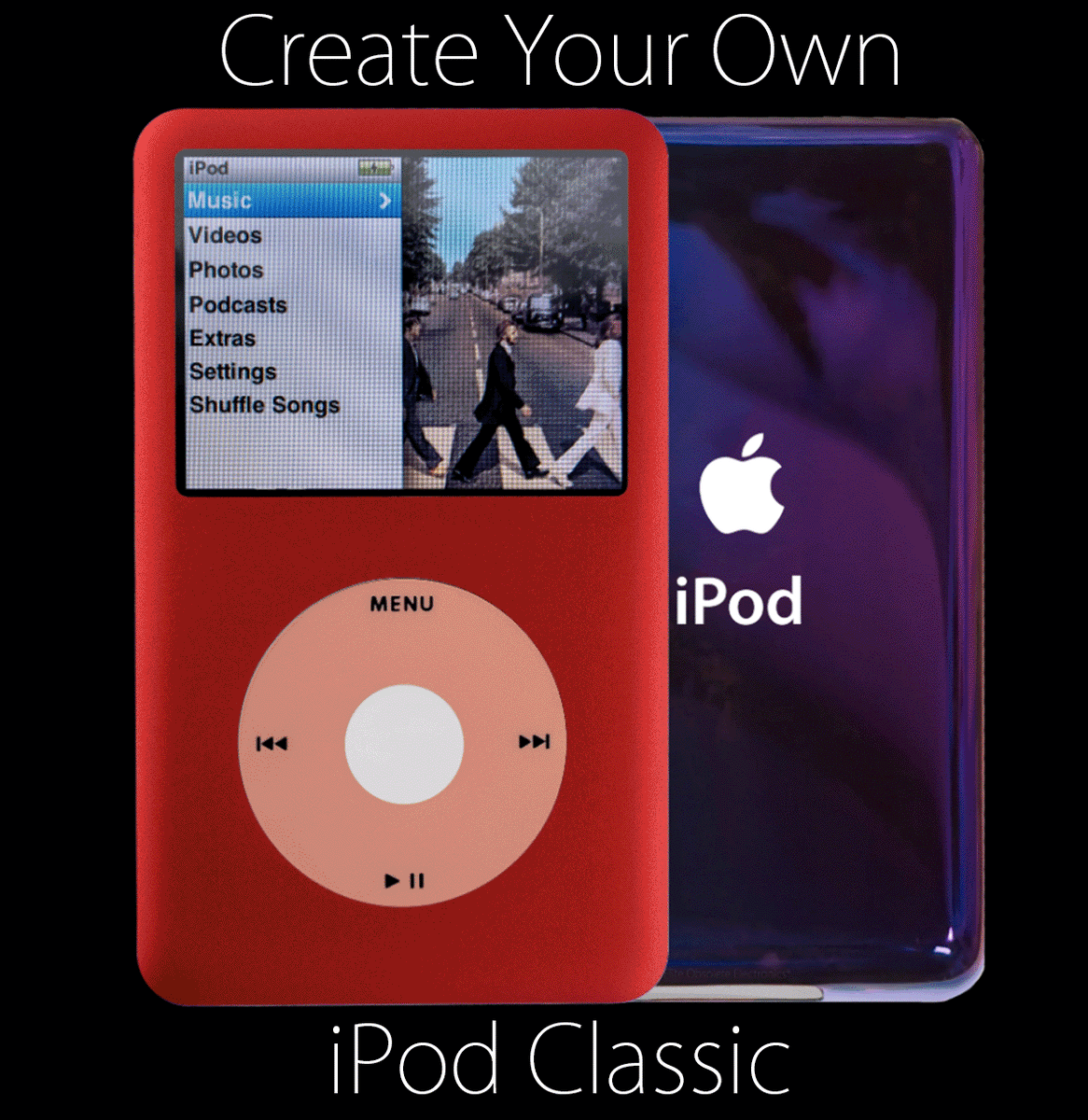 New Create Your Own Apple iPod Classic 6th & 7th Generation A1238