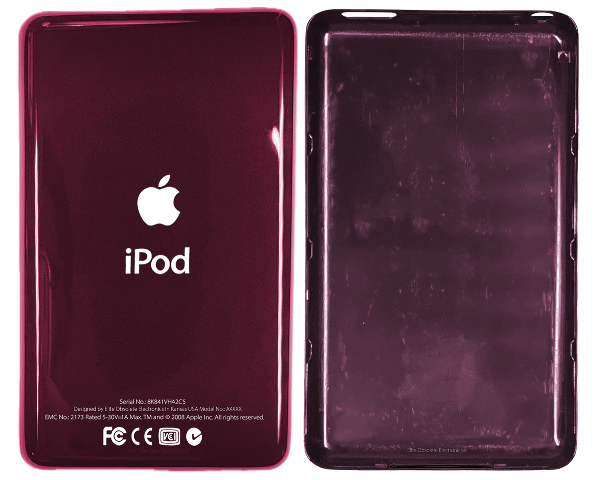 Thin Red Wine Universal Backplate for Apple iPod Video 5th 5.5