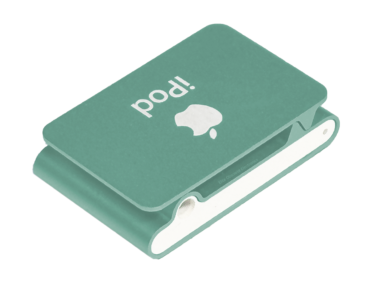 Used Apple iPod Shuffle 2nd Generation 1GB Seafoam Green A1204