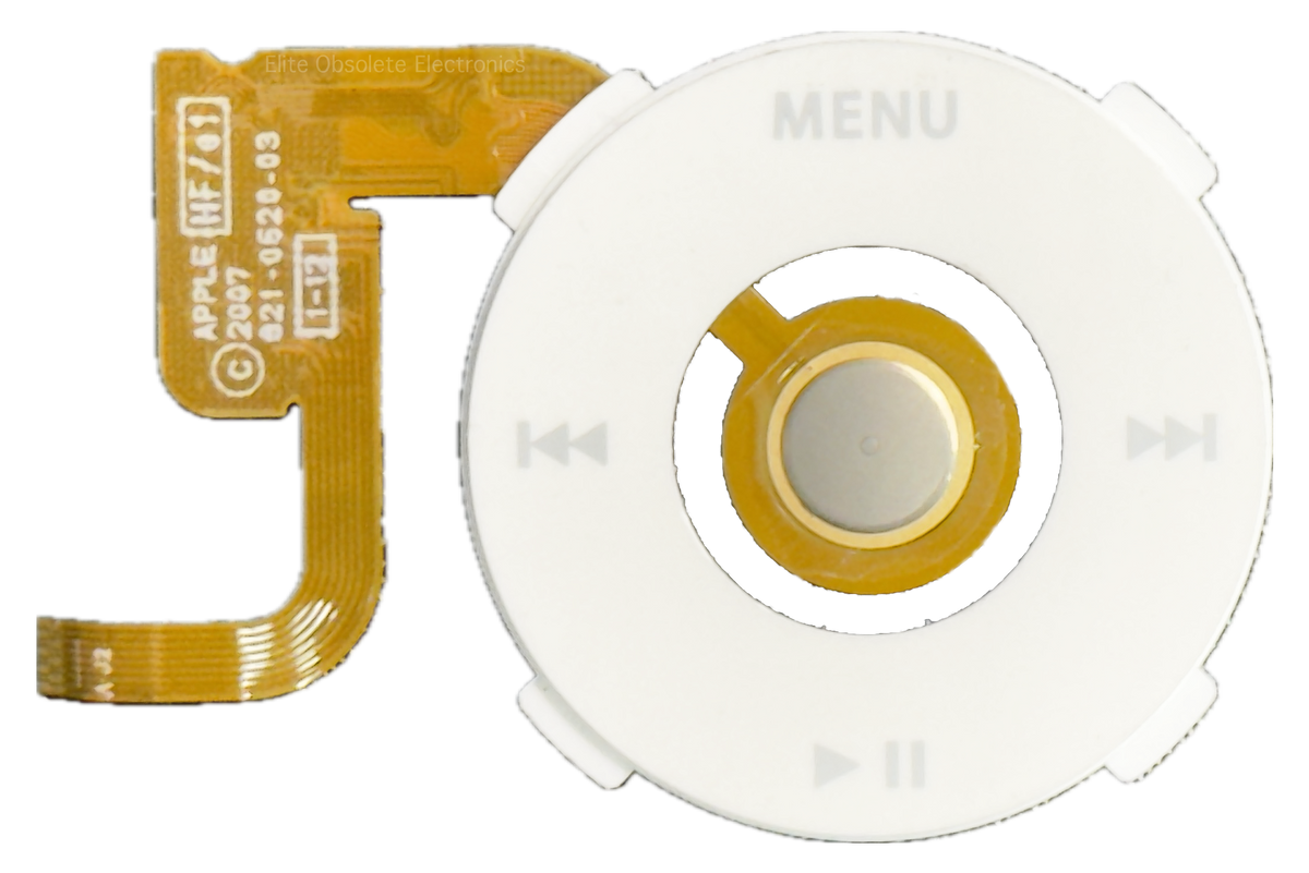 Refurbished Original White Click Wheel & Flex Cable for Apple iPod
