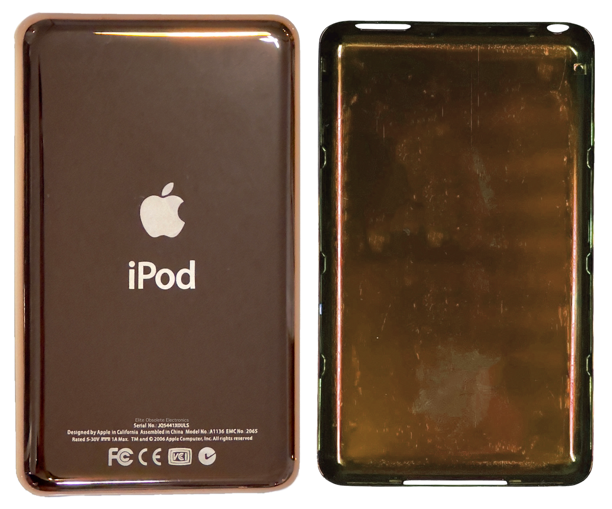 Thick Rose Gold Pink Universal Backplate for Apple iPod Video 5th