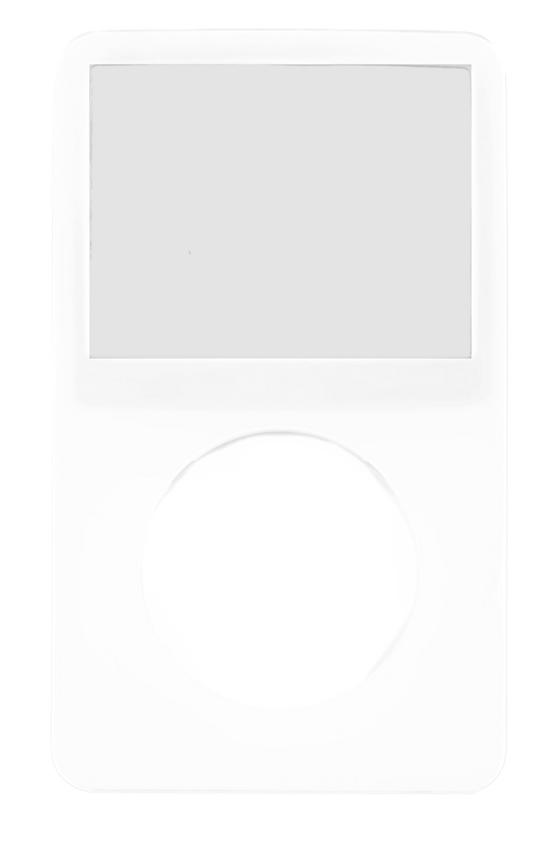 White Faceplate For Apple iPod Video Classic 5th 5.5 Generation