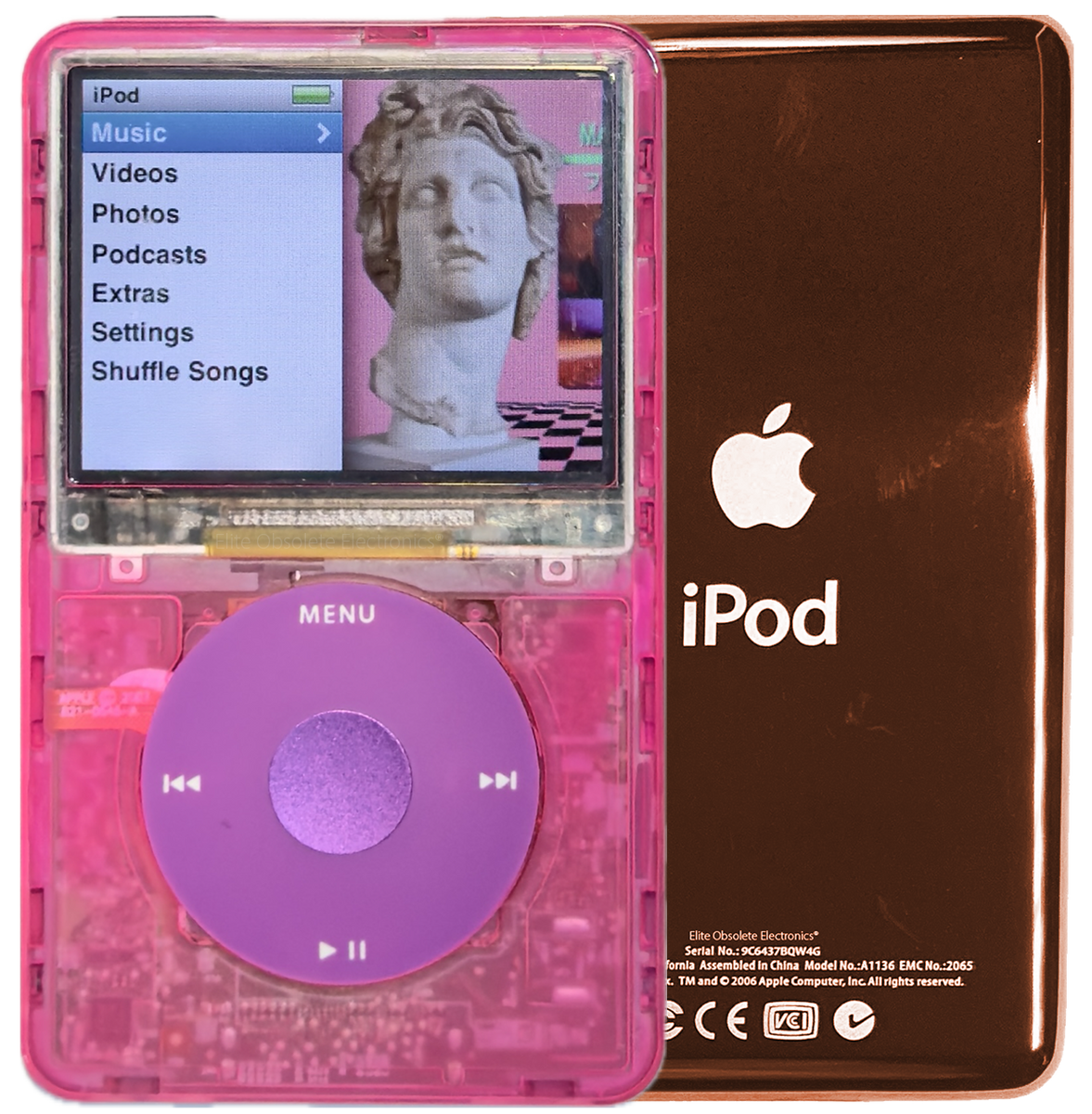 New Apple iPod Classic 6th & 7th Generation Atomic Pink Bubblegum New Apple iPod Classic 6th & 7th Generation Atomic Pink Bubblegum