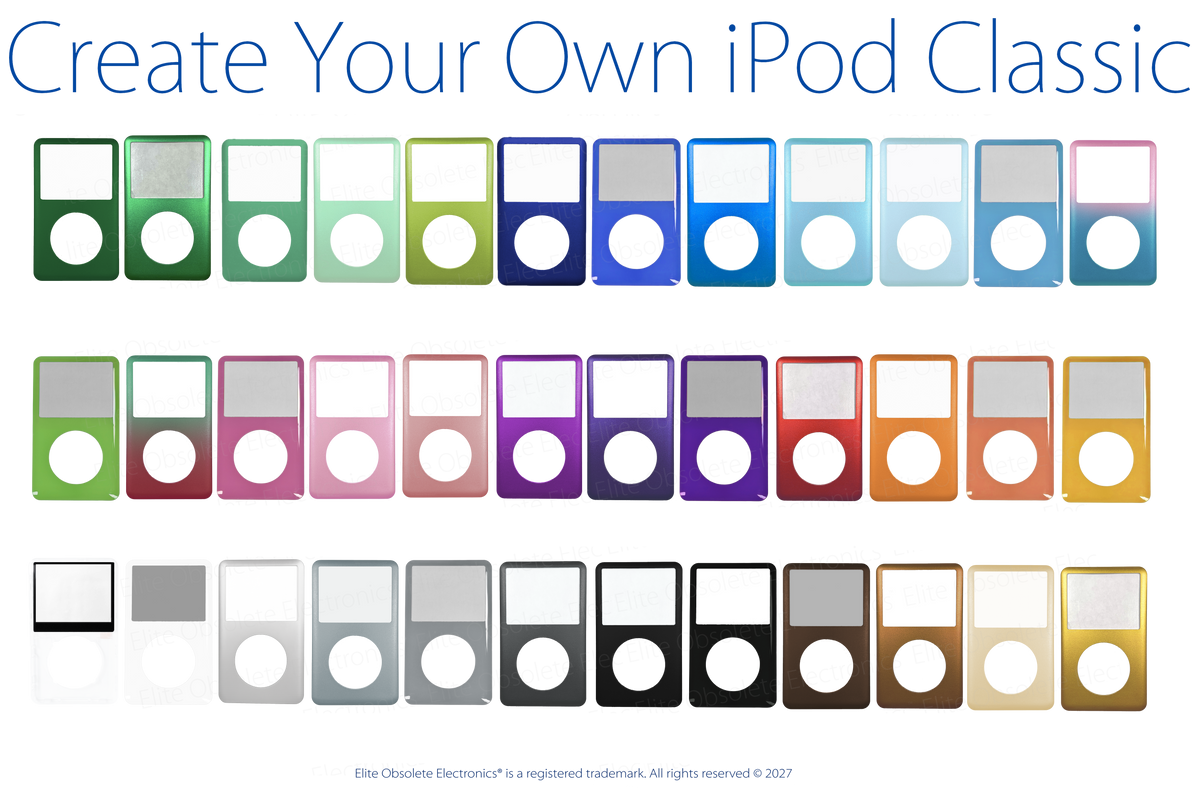 New Create Your Own Apple iPod Classic 6th & 7th Generation 80GB New Create Your Own Apple iPod Classic 6th & 7th Generation 80GB