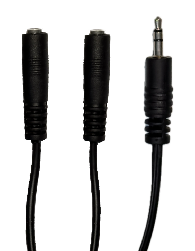 splitter cable mm jack to inches