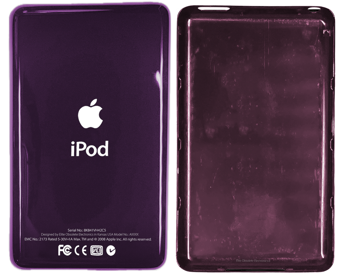 Thick Plum Purple Universal Backplate for Apple iPod Video 5th 5.5