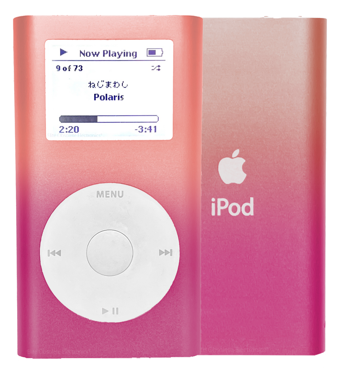 iPod Mini ピンク イヤフォン・ケーブル付き D25FE885-3255-4B6A-B041-