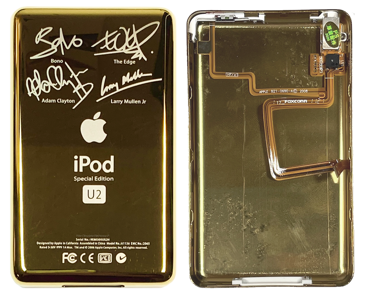【ぶさいかー】【美品】iPod Classic 第6.5世代 U2モデル Buy Apple iPod classic 5th Generation U2 Special Edition Black/Red