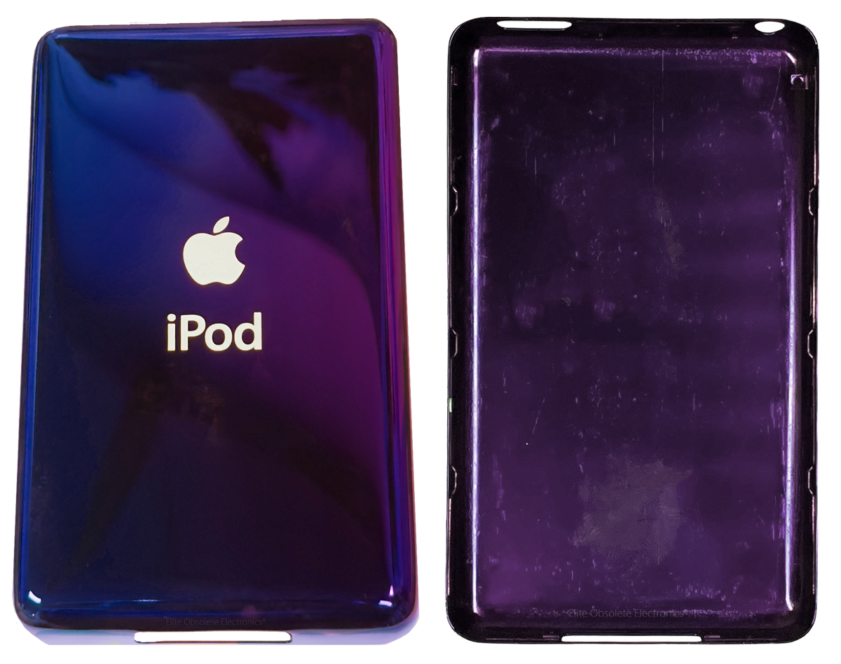 Thick Ultraviolet Purple Blue Universal Backplate for Apple iPod
