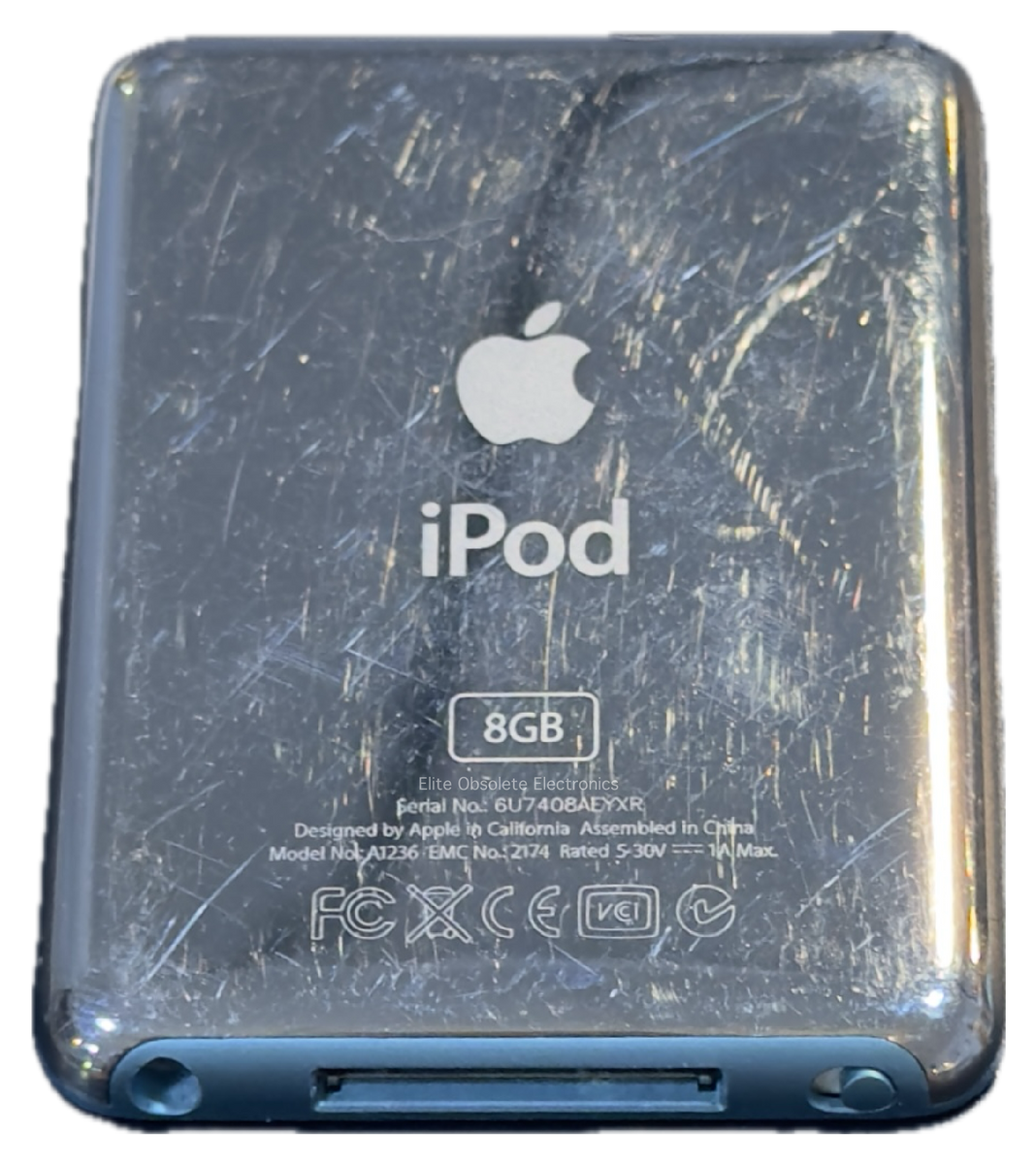 Apple iPod Nano 3rd Generation Light Blue 4GB 8GB A1236 MB249LL/A Apple iPod Nano 3rd Generation Light Blue 4GB 8GB A1236 MB249LL/A