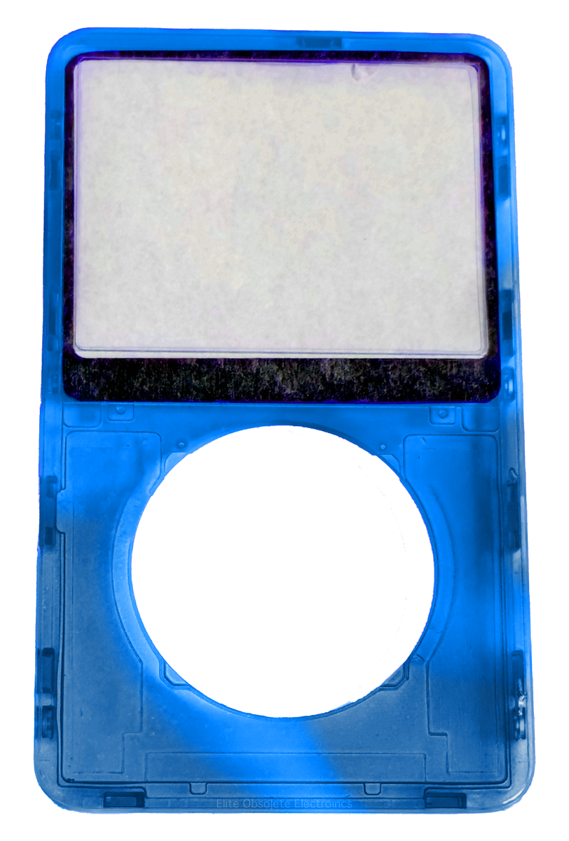 Atomic Blue Dream Transparent Clear Faceplate For Apple iPod Video