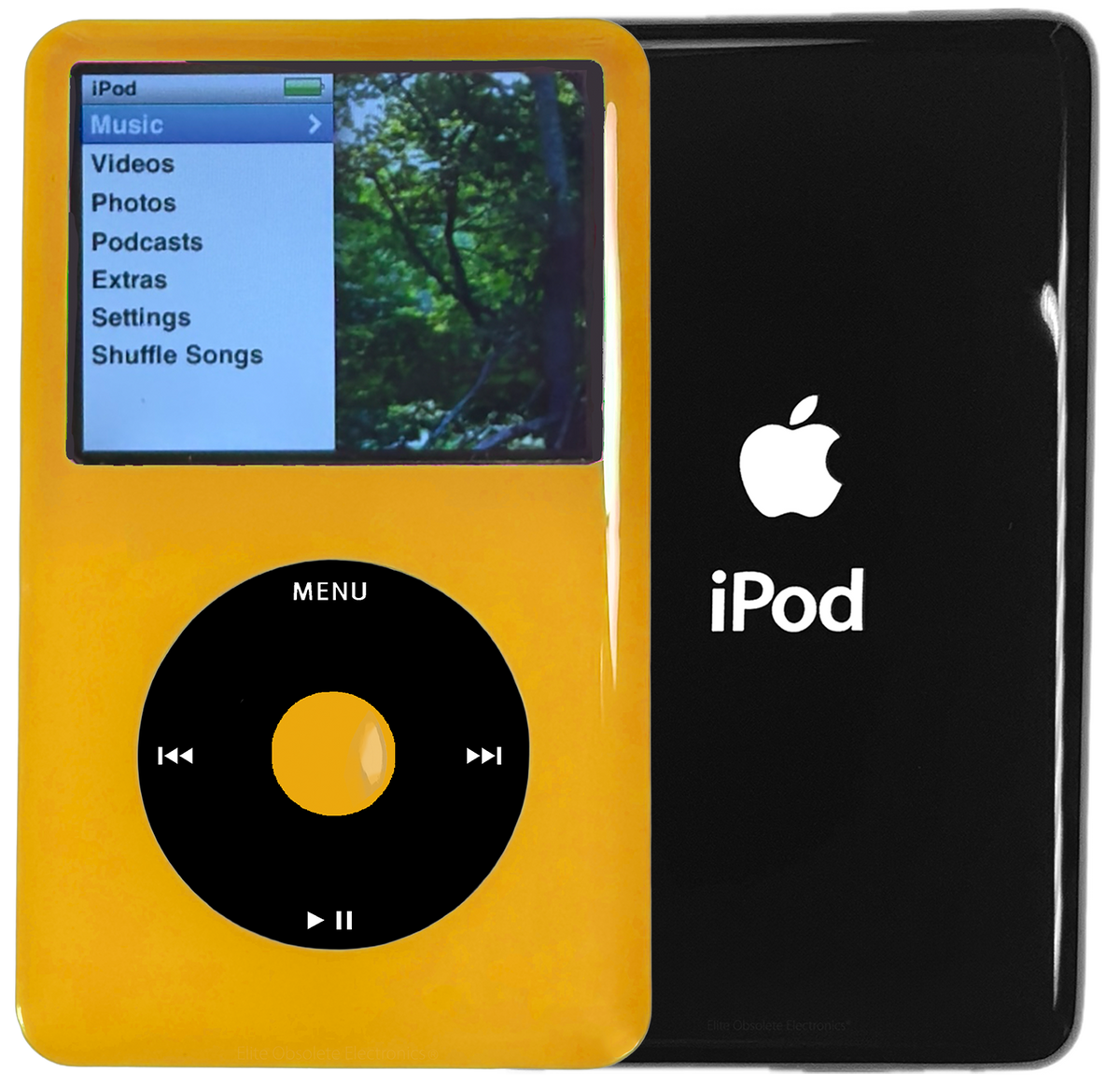 Apple iPod 256GB イエロー/ブラック Elite Obsolete Electronics New iPod Classic Black Gray Red 80GB - 1TB