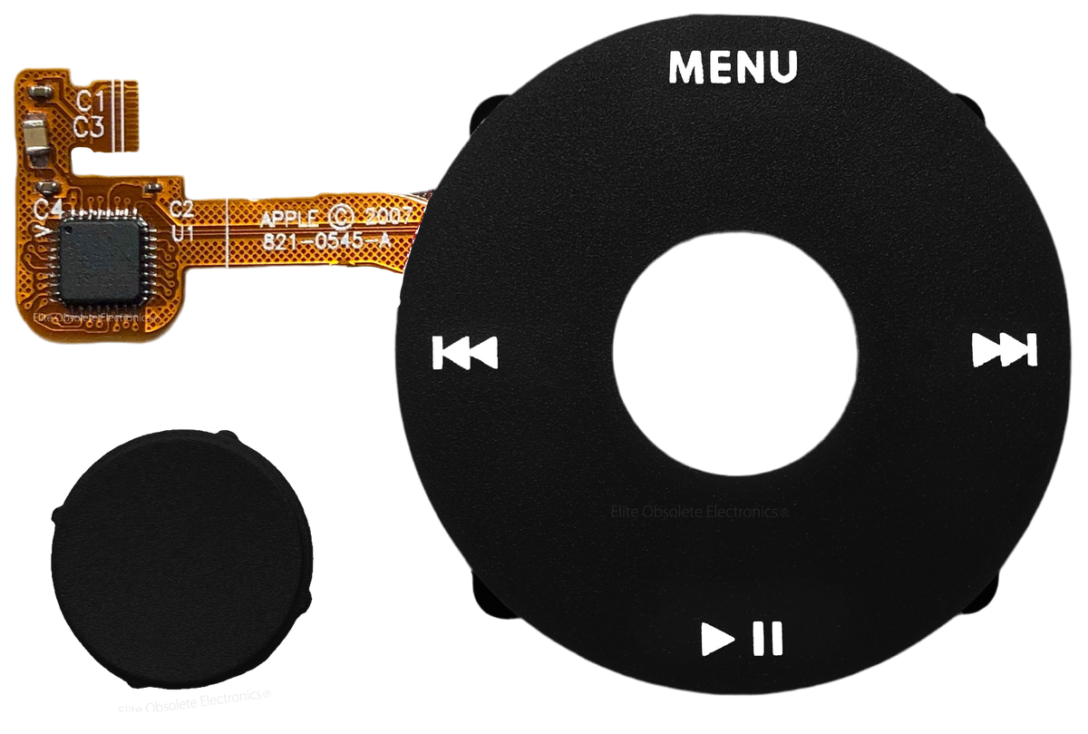 Black Click Wheel Flex for Apple iPod Classic 6th 7th Generation