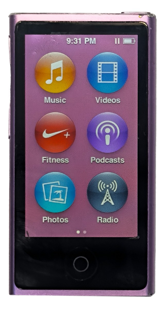 Refurbished Apple iPod Nano 7th Generation 16GB Purple & Black