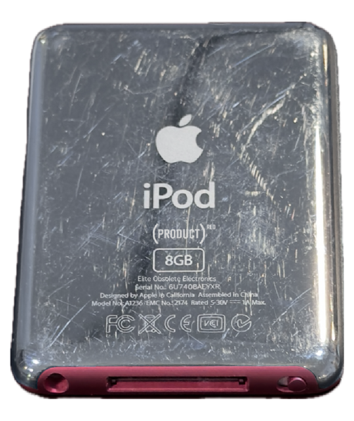 Apple iPod Nano 3rd Generation Product Red 8GB MB257LL/A Used & Refurbished