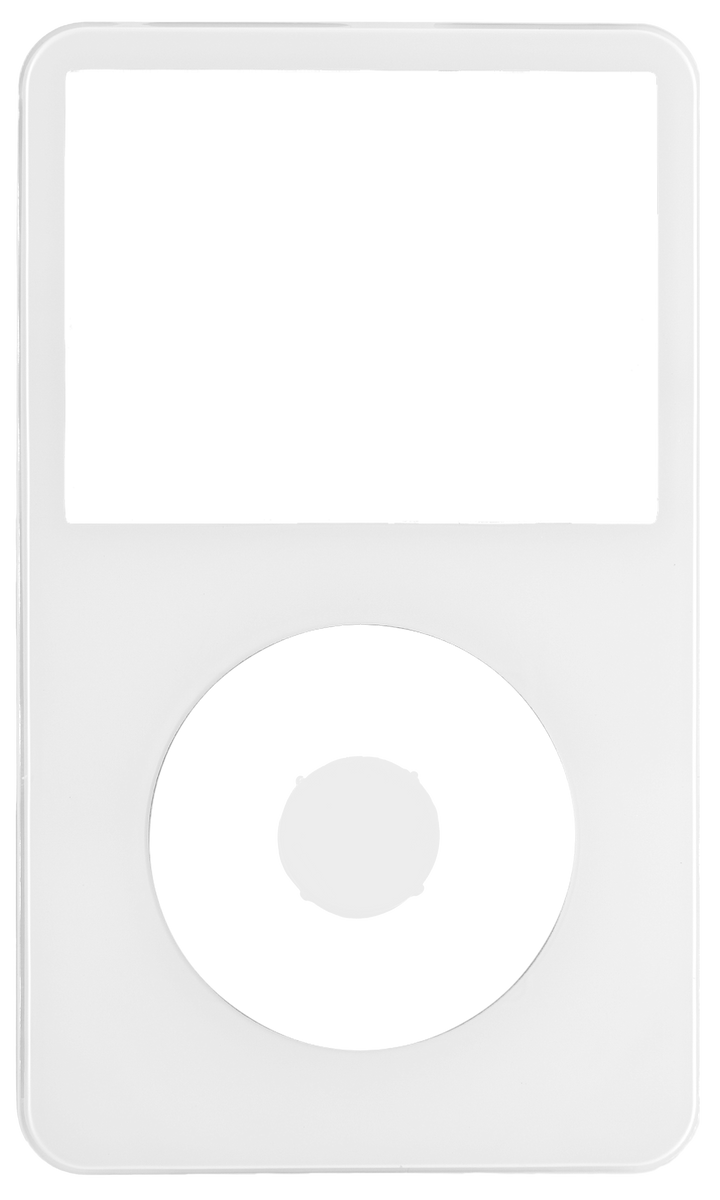 White Faceplate For Apple iPod Video Classic 5th 5.5 Generation