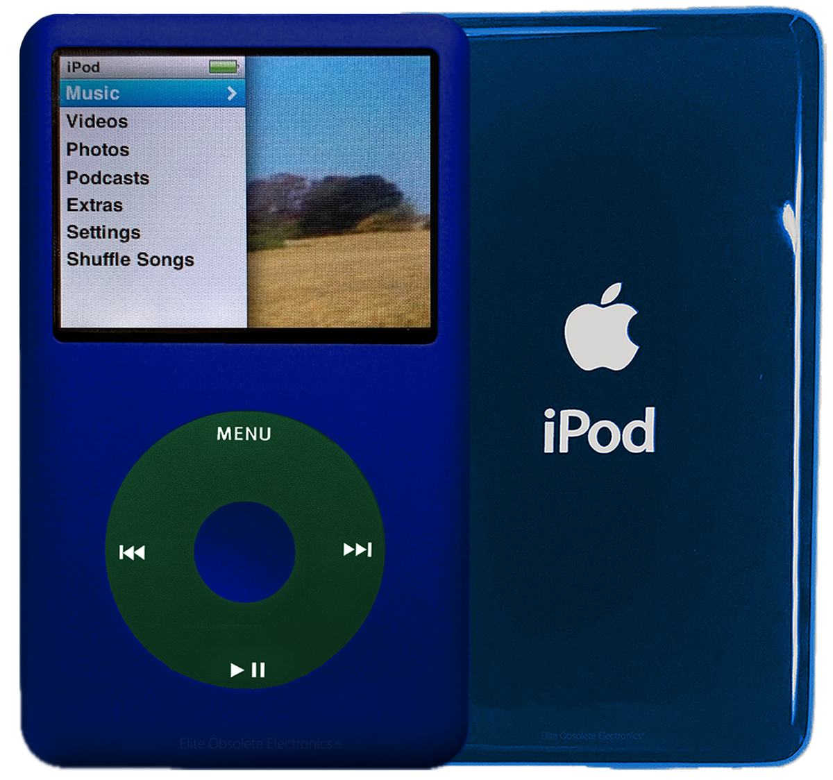 New Apple iPod Classic 6th & 7th Generation Sapphire Blue / Dark
