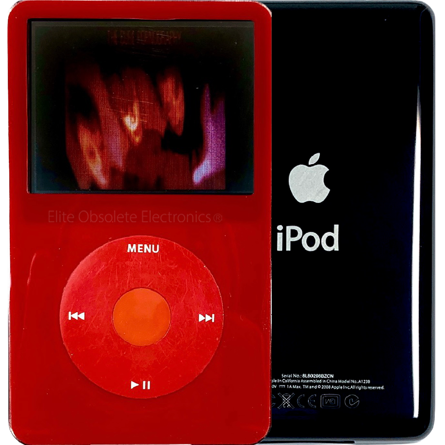 New Apple iPod Video Classic 5th & 5.5 Enhanced Red – Elite