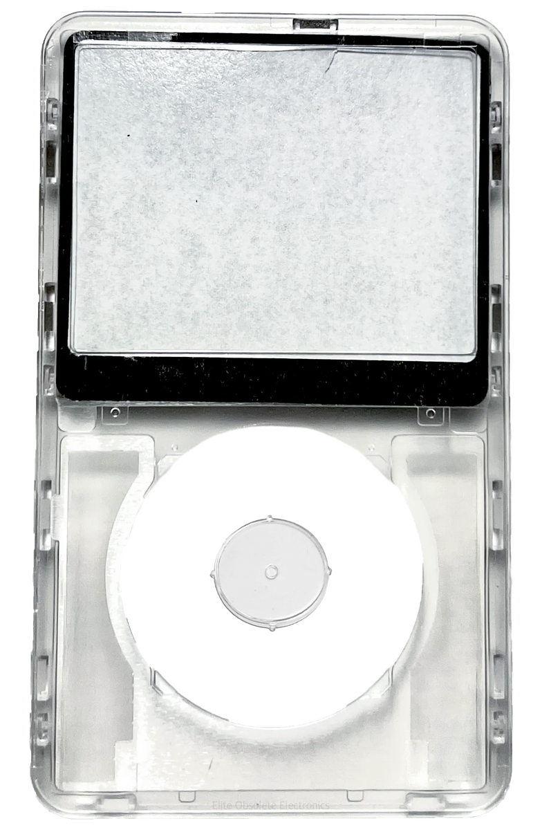Frosted Transparent Clear Faceplate For Apple iPod Video 5th & 5.5