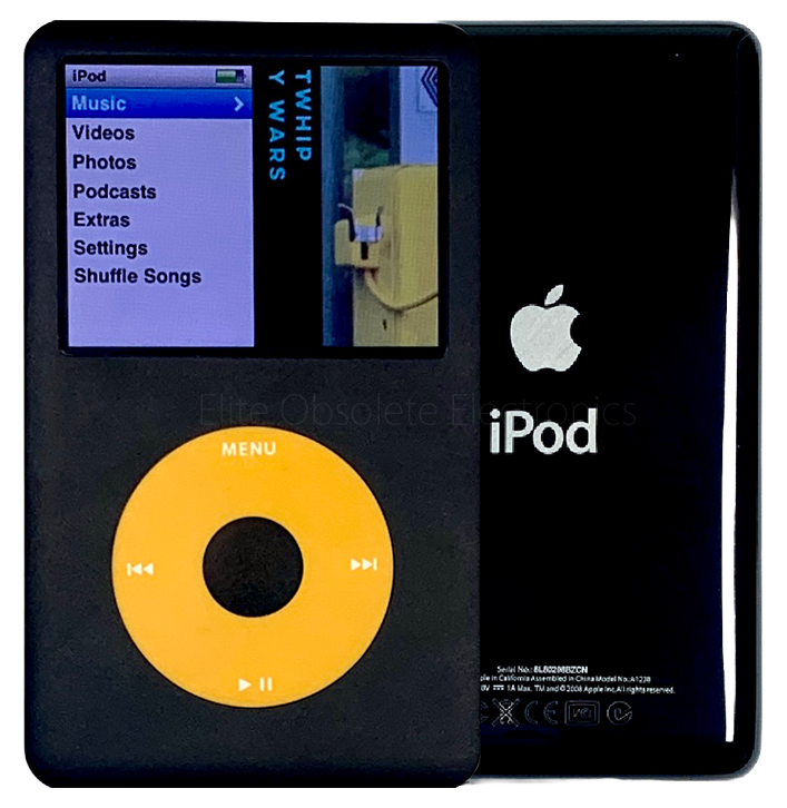 Elite Obsolete Electronics New iPod Classic Black Gray Red 80GB - 1TB