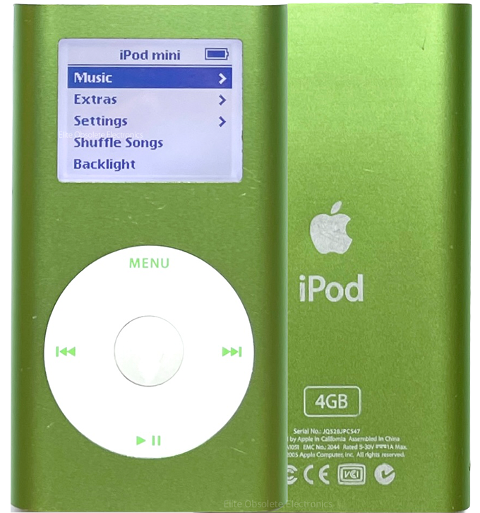 パ*マ様 【QM43/6】 新品　Apple/アップル　iPod mini 4G Refurbished Apple iPod Mini 1st 2nd Generation Green A1051 M9434LL