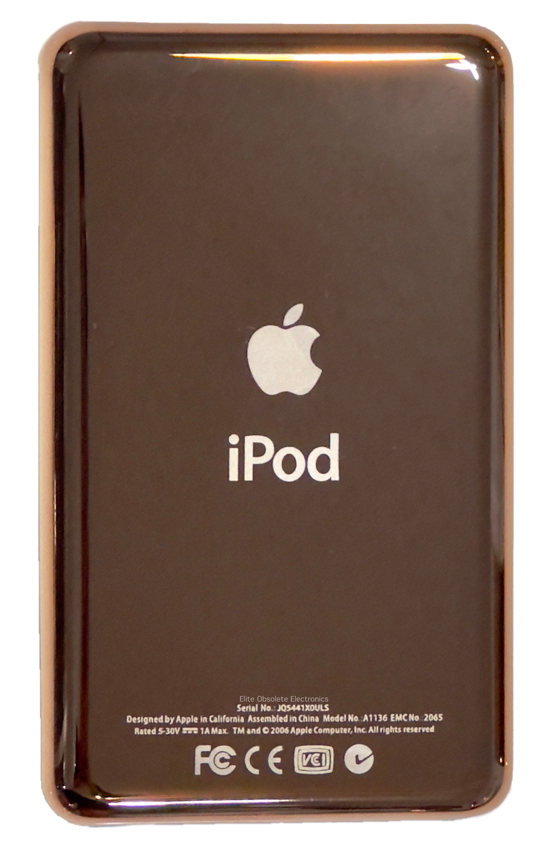 Thick Rose Gold Pink Universal Backplate for Apple iPod Video 5th