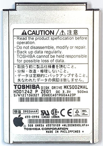 5GB Toshiba MK5002MAL 50-Pin IDE HDD Hard Drive for Apple iPod Classic 1st Generation