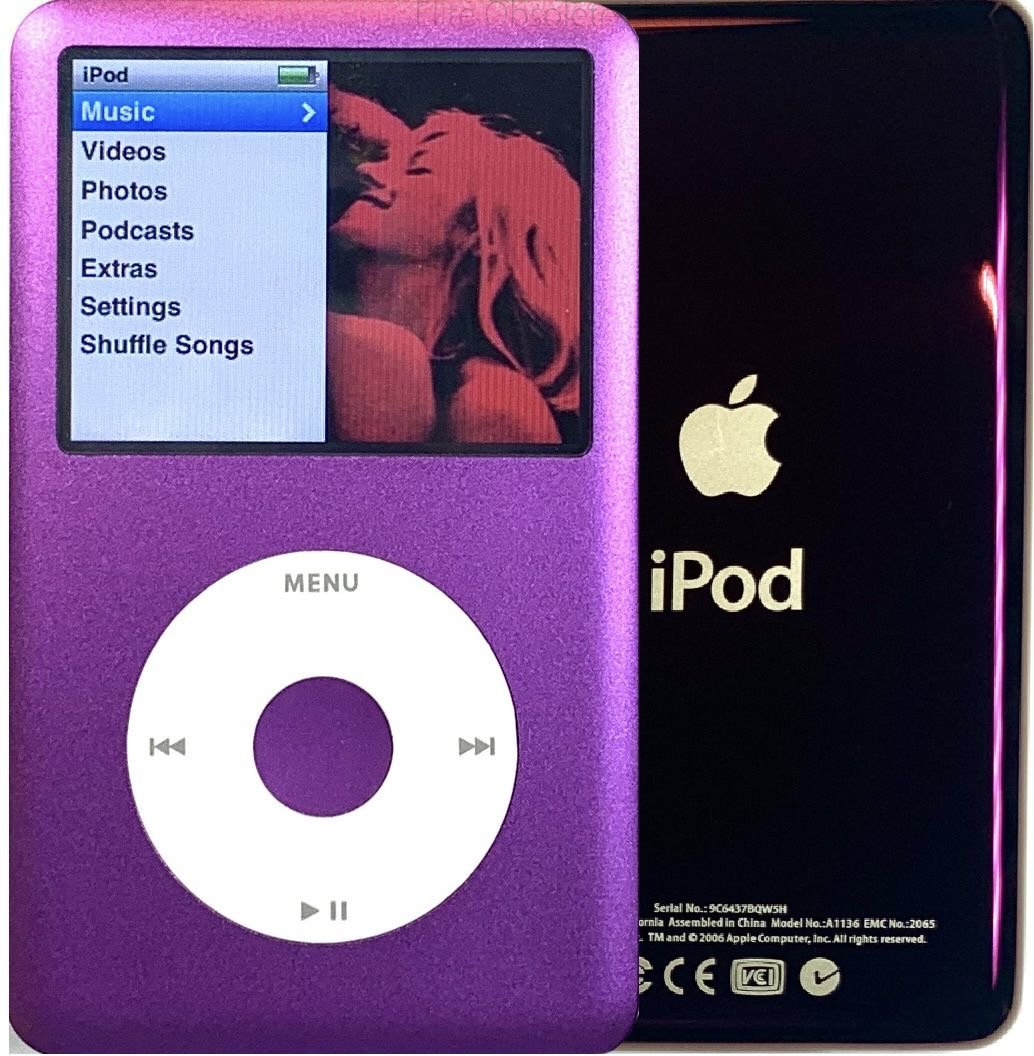 Elite Obsolete Electronics New iPod Classic Black Gray Red 80GB 1TB