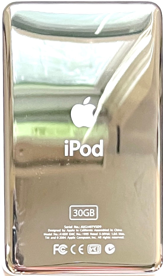 New 30GB Silver Thin Backplate for Apple iPod Photo iPod & iPod