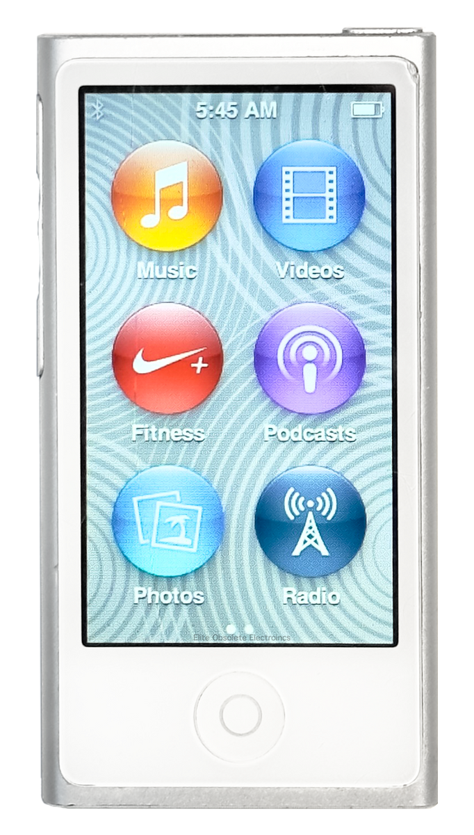 Refurbished Apple iPod Nano 7th Generation 16GB Silver & White Refurbished Apple iPod Nano 7th Generation 16GB Silver & White