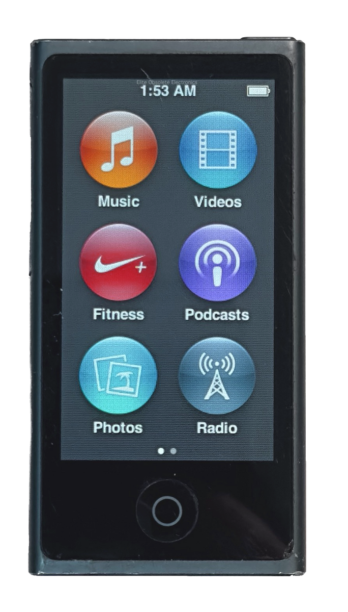 iPod nano 第7世代 (A1446)16GB スペースグレイ - ポータブルプレーヤー