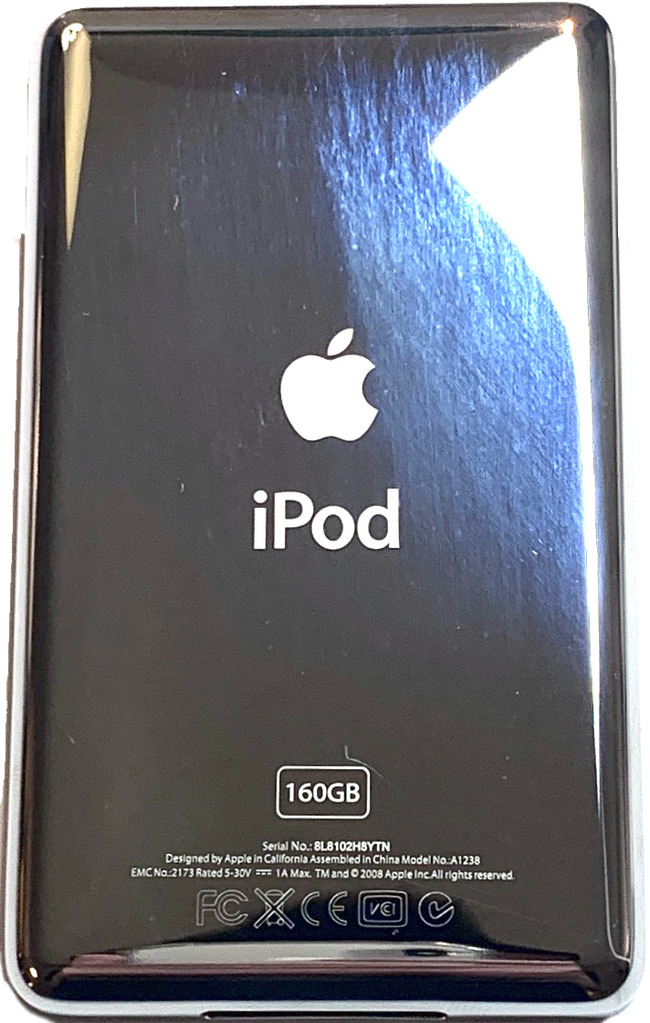 Thick 160GB Backplate for Apple iPod Video Classic 5th 6th 7th