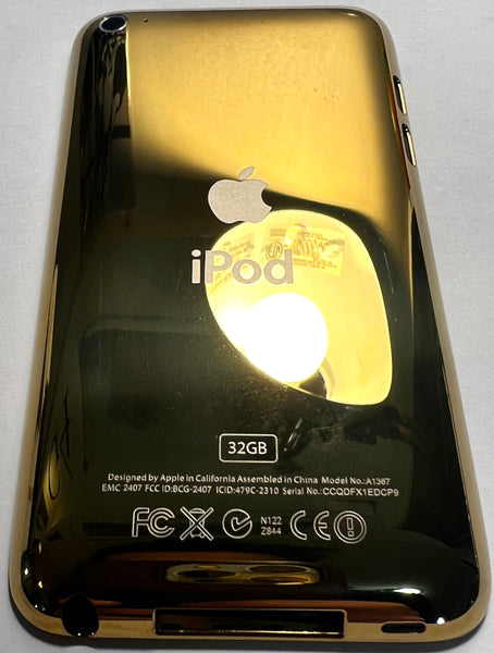 Gold Backplate for Apple iPod Touch 4th Generation 8GB