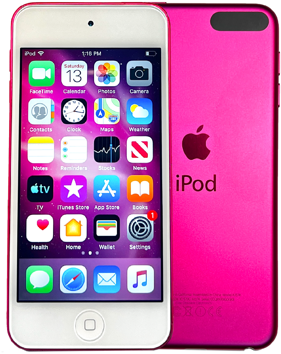 Refurbished Apple iPod Touch 6th Generation Pink 16GB 32GB A1574