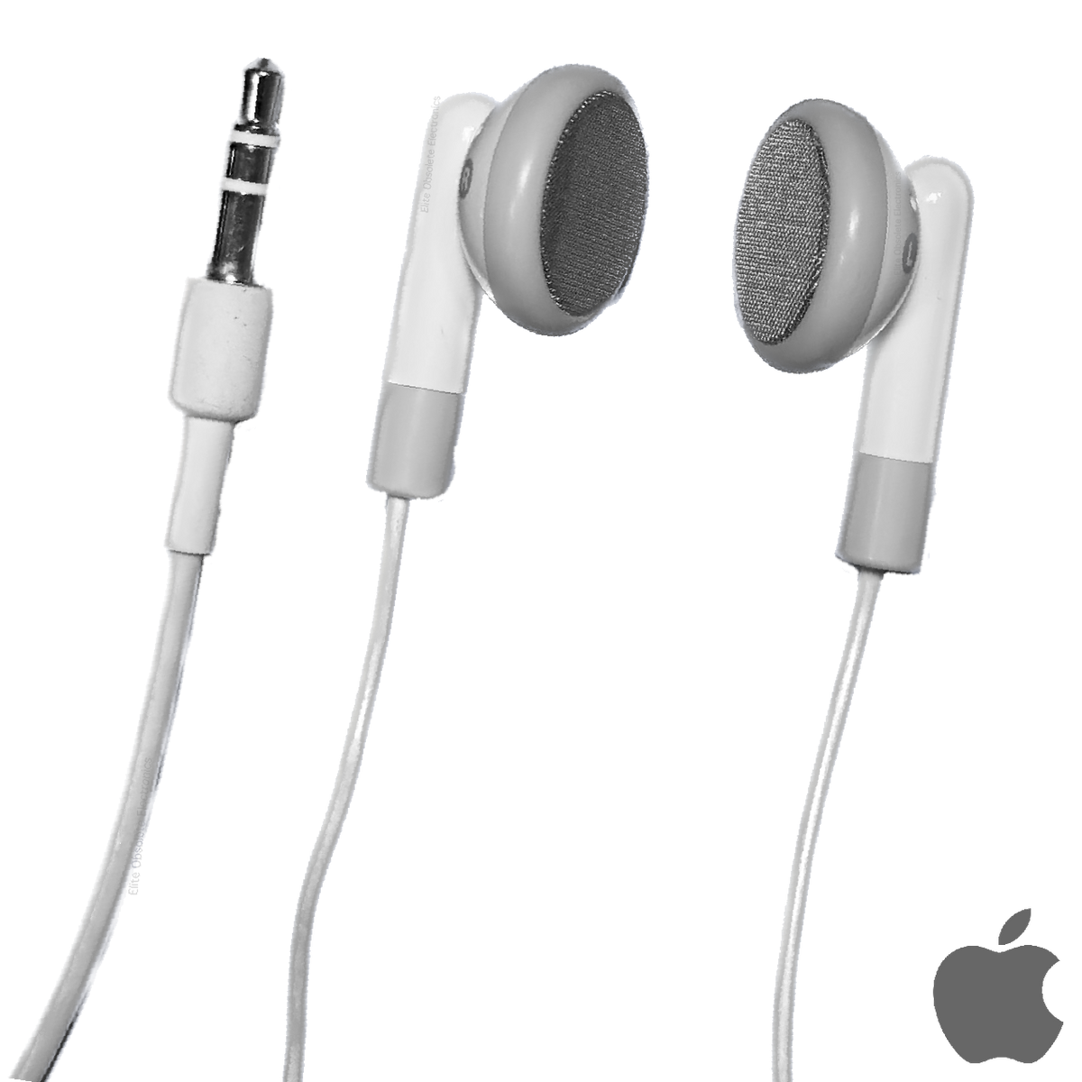White apple earphones 2025