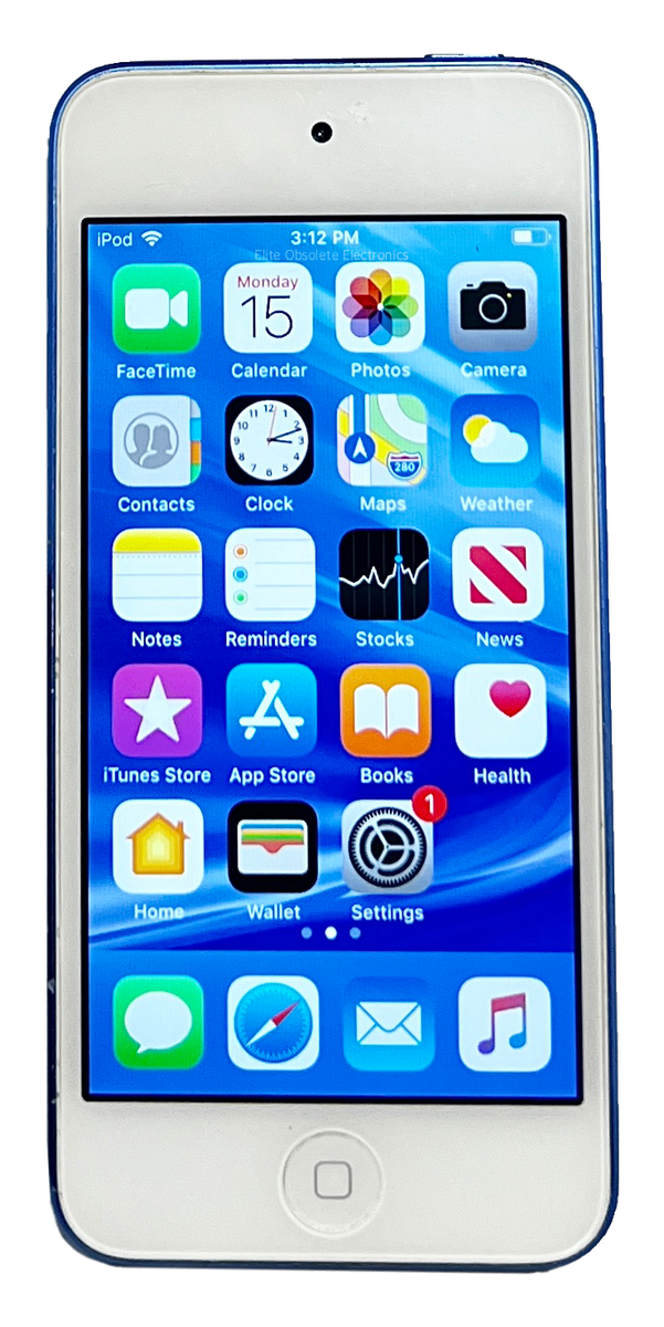 Used Apple iPod Touch 6th Generation Blue 16GB 32GB 64GB 128GB Used Apple iPod Touch 6th Generation Blue 16GB 32GB 64GB 128GB