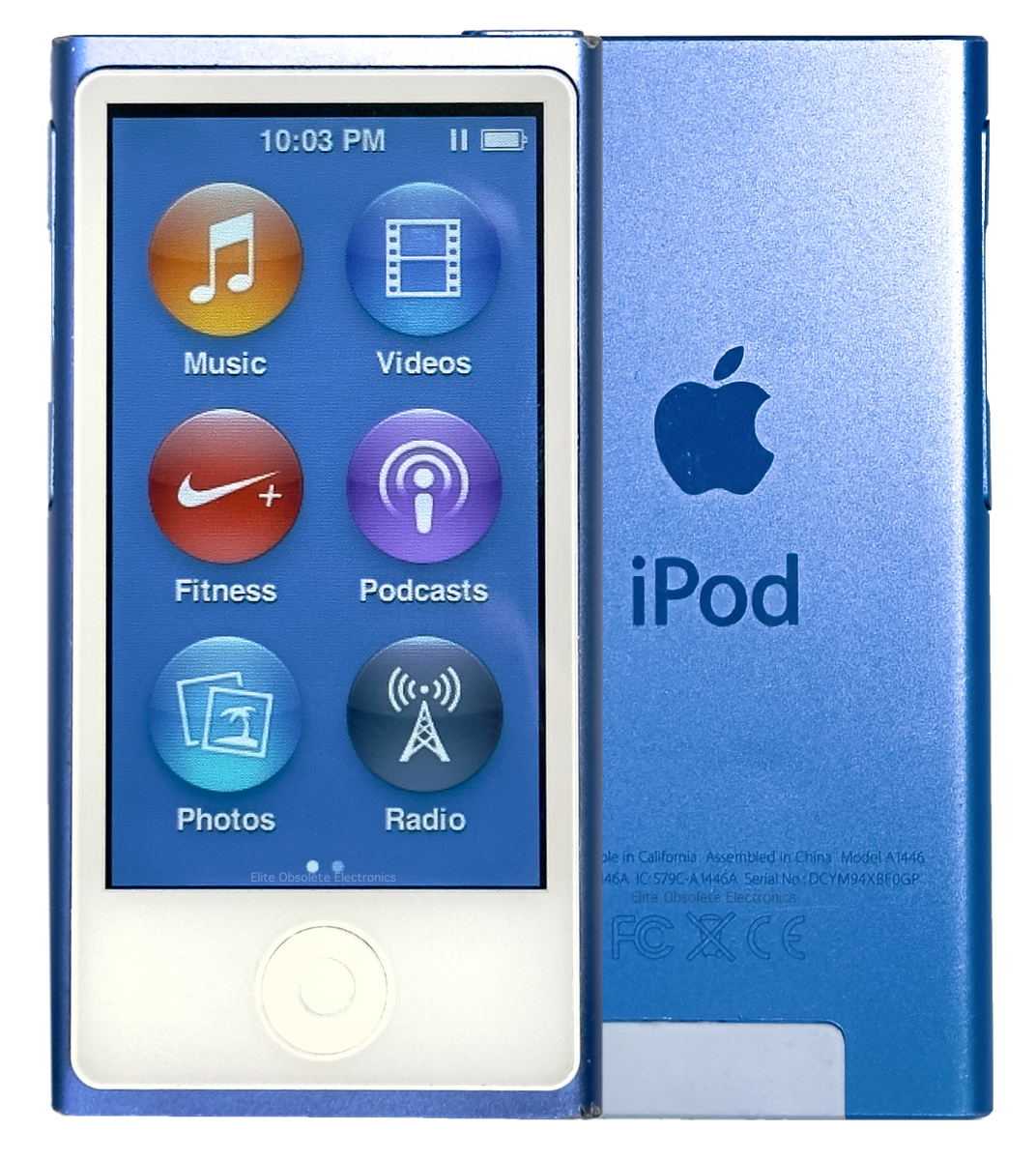 Refurbished Apple iPod Nano 7th Generation 16GB Royal Blue MKN02LL Refurbished Apple iPod Nano 7th Generation 16GB Royal Blue MKN02LL