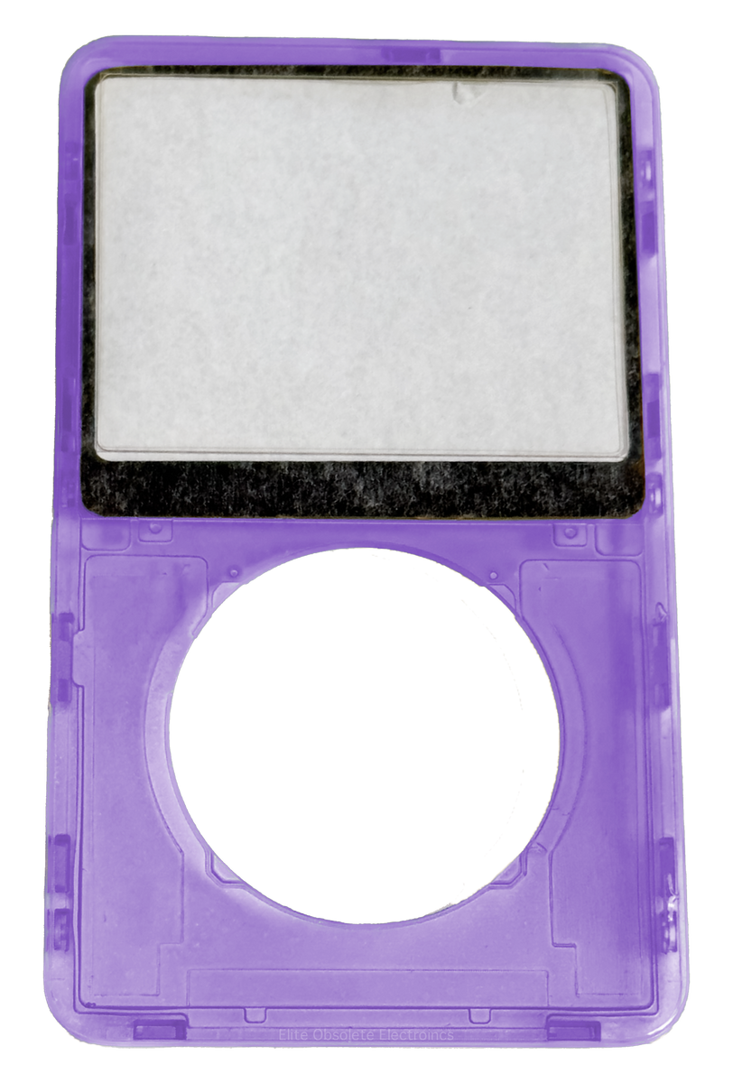 Atomic Purple Transparent Clear Faceplate For Apple iPod Video 5th