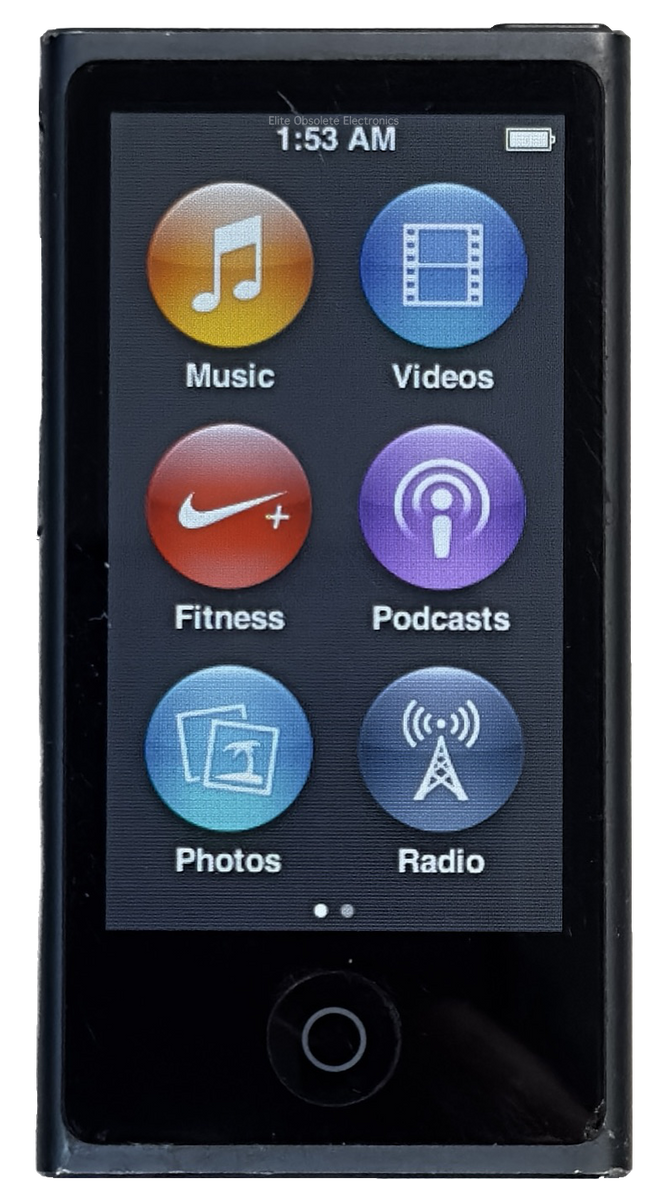 Refurbished Apple iPod Nano 7th Generation 16GB Slate Black 
