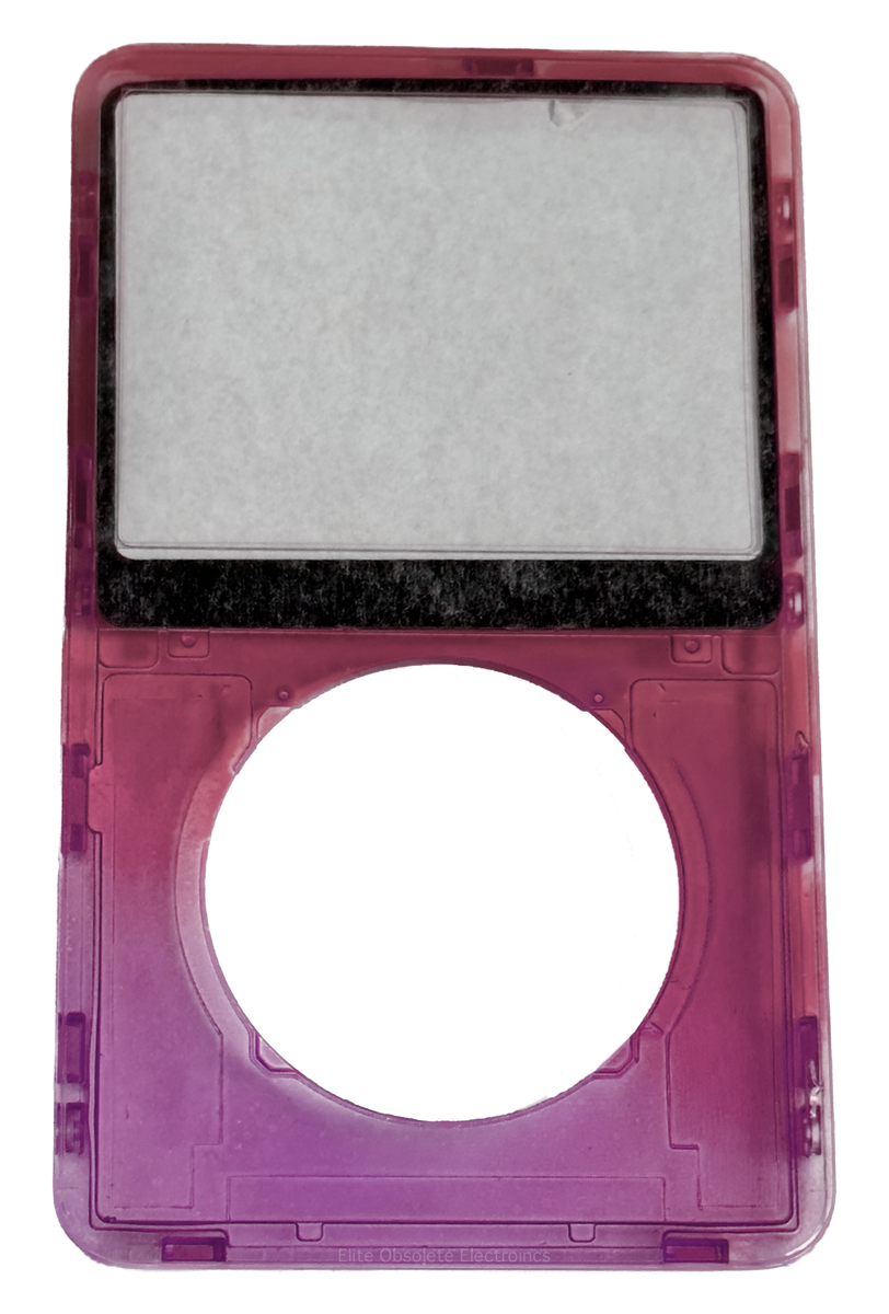 Atomic Magenta Pink Transparent Clear Faceplate For Apple iPod