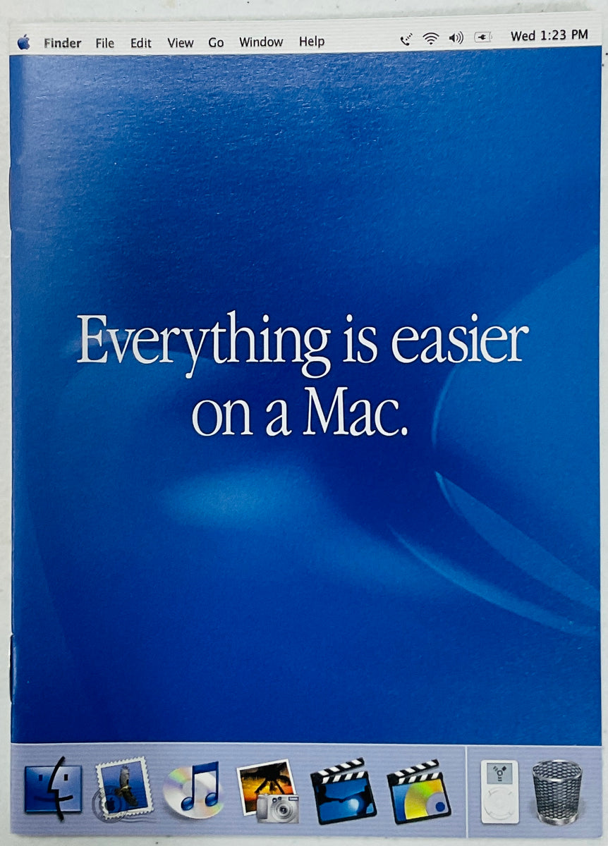 Original 2002 Apple 'Everything is easier on a Mac.' Promotional