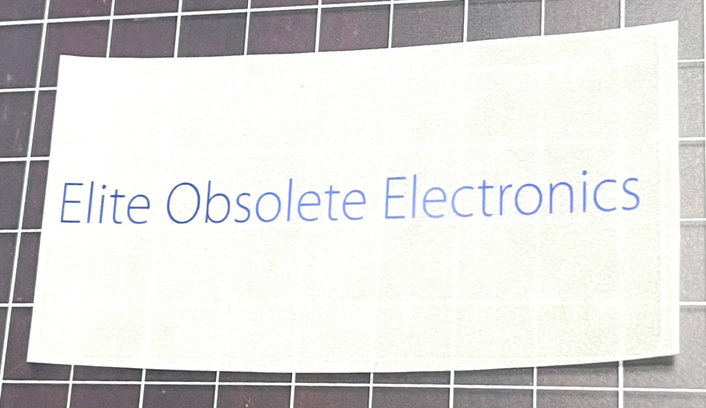 Free Elite Obsolete Electronics sticker with every order!