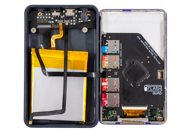 Backplate Kit USB-C & Internal Bluetooth for Apple iPod Video 5th 5.5 A1136 & iPod Classic 6th 7th A1238